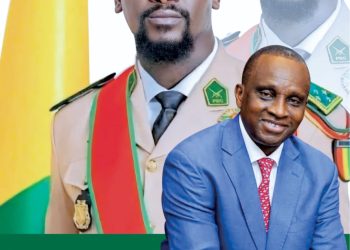 Antonio Souaré et la jeunesse sportive de Guinée en soutien aux idéaux du président Mamadi Doumbouya