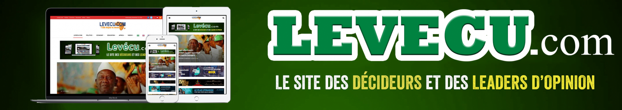 Levecu.com est un portail d’informations sur la Guinée.