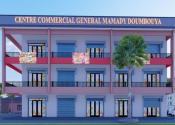 Projet de construction du centre commercial moderne Général Mamadi Doumbouya et d’un hangar d’une capacité de 500 places pour les femmes au marché de Cosa