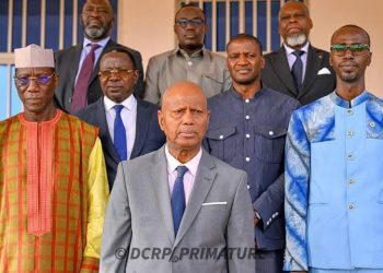 Ouaga : Boubacar Yacine Diallo, porte-parole des régulateurs de l’UEMOA-GUINEE chez le Premier Ministre Jean Emmanuel Ouédraogo