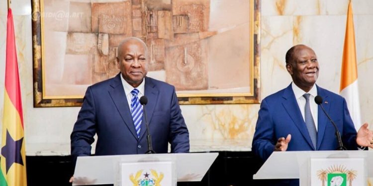 AES : Mahama et Ouattara plaident pour le retour dans la Cédéao 1 AES : Mahama et Ouattara plaident pour le retour dans la Cédéao