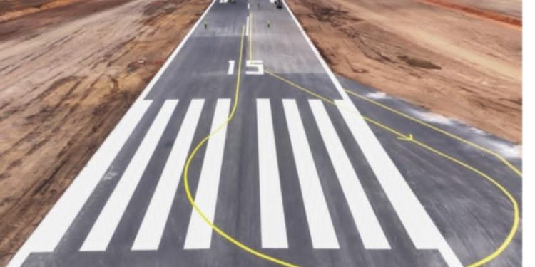 SimFer achève la construction de la piste d'atterrissage de l'aéroport de Beyla 1 SimFer achève la construction de la piste d’atterrissage de l’aéroport de Beyla