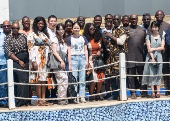 Sinohydro satisfait de sa collaboration avec Ahmed Kanté, administrateur général de la société AGB2A-GIC