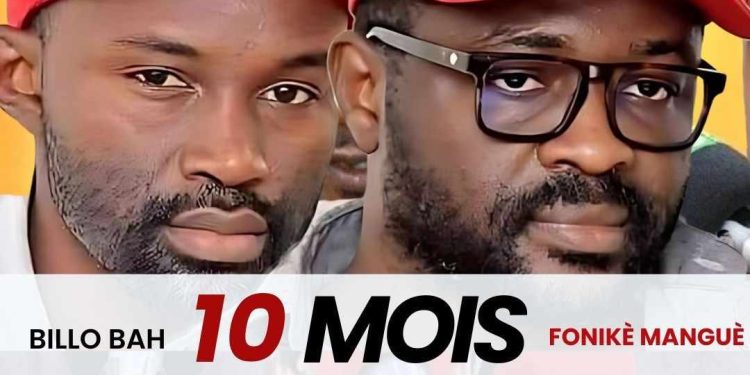 Dix (10) mois de disparition forcée : Foniké Mengué et Mamadou Billo Bah 1 Dix (10) mois de disparition forcée : Foniké Mengué et Mamadou Billo Bah