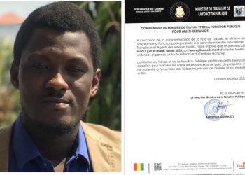 Le ministre du travail n’a pas la compétence de déclarer des jours fériés (Juriste Kalil Camara )