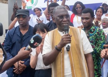 Ahmed Kanté accompagne la mobilisation citoyenne à Wonkifong en faveur de la Transition