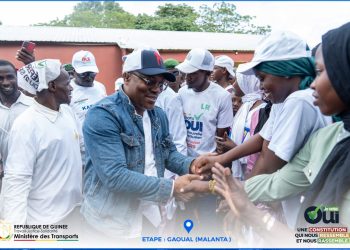 Campagne référendaire: Le Ministre Porte-parole du Gouvernement, Ousmane Gaoual Diallo, clôt une campagne nationale marquée par l’élan du OUI à la nouvelle Constitution