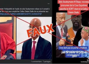 Cet audio attribué à Sidy Souleymane Ndiaye, Procureur général près la Cour suprême, est faux ! 6 Cet audio attribué à Sidy Souleymane Ndiaye, Procureur général près la Cour suprême, est faux !