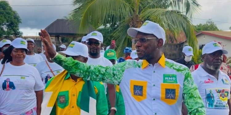 Forecariah, Coyah, Dubréka et Fria: Sékouba Diack Diakité auprès des militants du P-RND pour des élections apaisées en Guinée