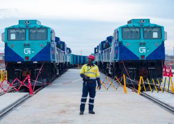 Les quatre premières locomotives du projet Simandou sont arrivées en Guinée: Une nouvelle étape majeure vers l’opérationnalisation de la Compagnie du TransGuinéen (CTG).