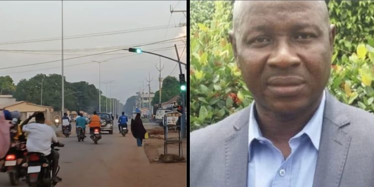 L'impact positif des feux tricolores dans la circulation routière à Kankan est particulièrement remarquable (Balla Moussa Konaté))  1 L’impact positif des feux  tricolores dans la circulation routière à Kankan est particulièrement remarquable (Balla Moussa Konaté))