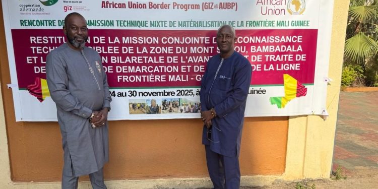 Kankan : Le Mali et la Guinée se réunissent autour de l’avant-projet de traité de délimitation, de démarcation et de bornage de la ligne frontière Mali – Guinée 1 Kankan : Le Mali et la Guinée se réunissent autour de l’avant-projet de traité de délimitation, de démarcation et de bornage de la ligne frontière Mali – Guinée