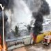 Urgent : Un incendie d’origine inconnue maîtrisée au camp Almamy Samory Touré 9 Urgent : Un incendie d’origine inconnue maîtrisée au camp Almamy Samory Touré