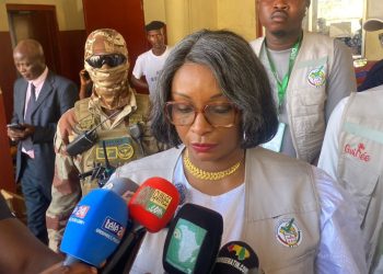 Jour de vote : la directrice générale des élections estime le taux de participation entre 60 et 50¨% à Conakry
