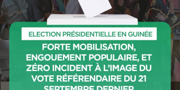 FORTE MOBILISATION, ENGOUEMENT POPULAIRE ET ZÉRO INCIDENT À L’IMAGE DU VOTE RÉFÉRENDAIRE DU 21 SEPTEMBRE DERNIER (OUMAR CAMARA) 1 FORTE MOBILISATION, ENGOUEMENT POPULAIRE ET ZÉRO INCIDENT À L’IMAGE DU VOTE RÉFÉRENDAIRE DU 21 SEPTEMBRE DERNIER (OUMAR CAMARA)