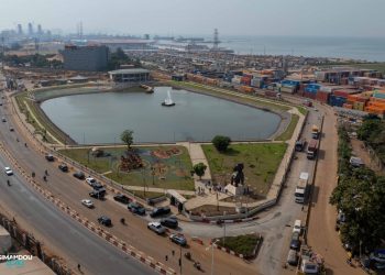 Infrastructures Branding Guinée (LAGUINËFÉ) : le Président du Comité Stratégique de Simandou et Ministre Directeur de Cabinet de la Présidence, Djiba DIAKITÉ, constate l’évolution finale de la première phase du projet de réalisation du lac Gbassikolo