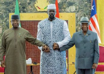 Palais Mohammed V : le Chef de l’État S.E Mamadi DOUMBOUYA préside le Sommet tripartite consacré au différend frontalier entre la Guinée, la Sierra Leone et le Liberia, en présence de la Côte d’Ivoire en qualité de pays témoin