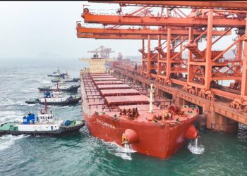 Le premier minerai de fer de SimFer est arrivé au port de Dalian en Chine