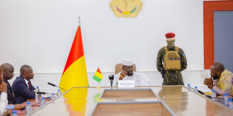 Palais Mohammed V : le Chef de l’État et Président du Conseil Supérieur de la Magistratture Mamadi DOUMBOUYA réaffirme son engagement pour une justice indépendante et équitable 1 Palais Mohammed V : le Chef de l’État et Président du Conseil Supérieur de la Magistratture Mamadi DOUMBOUYA réaffirme son engagement pour une justice indépendante et équitable