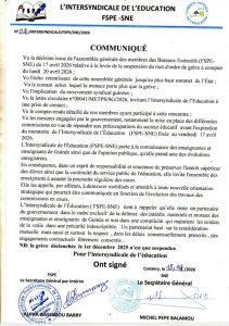 Éducation: l'Intersyndicale FSPE-SNE s'aligne pour le dialogue enfin 2 FB IMG 1776542891730