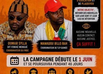 Cas Foniké Menguè et Billo Bah : l&rsquo;ONG Tournons La Page annonce une campagne de mémoire, de sensibilisation et de plaidoyer