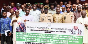 Encadrement des manifestations, cortèges, attroupements et défilés sur les voies publiques : les cadres du MATD se penchent sur la question à Kindia