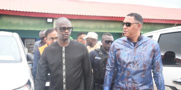 Dubréka : le ministre de la Justice constate l’avancement des travaux de la future Maison centrale de Yorokoguia