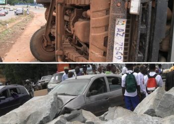 Accident à Entag : un camion transportant des blocs de granit se renverse et bloque la circulation 3 Accident à Entag : un camion transportant des blocs de granit se renverse et bloque la circulation